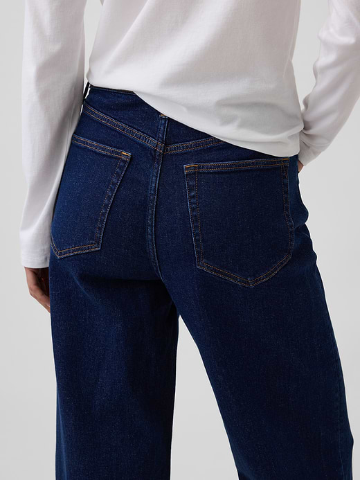 Gap High Rise Stride Wide-Leg Jeans — photo 6