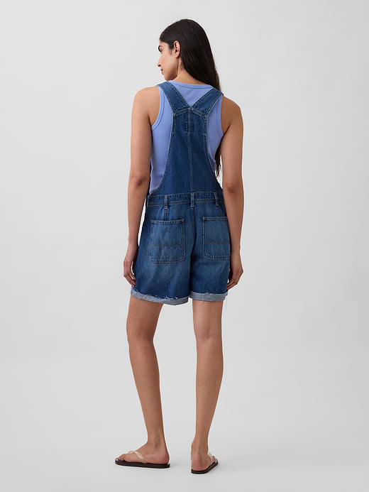 Gap '90s Loose Denim Shortalls — photo 3