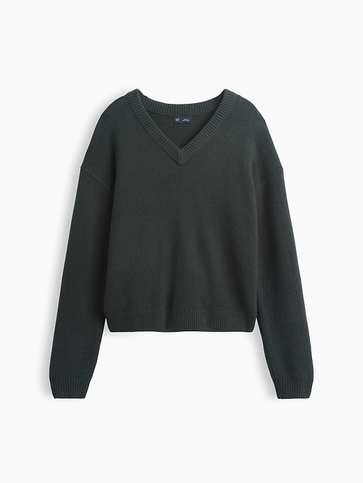 Gap CashSoft Oversized V-Neck Sweater — photo 6