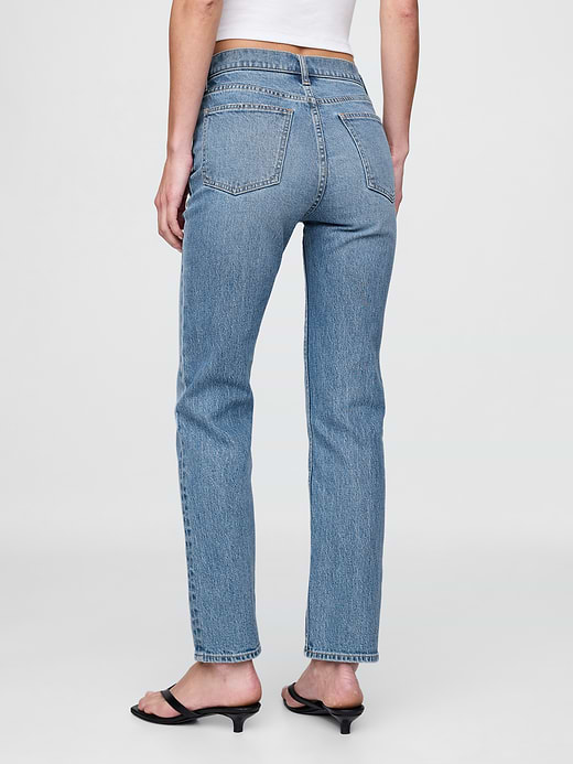 Gap High Rise ’90s Slim Straight Jeans — photo 5
