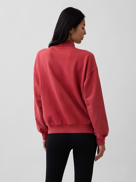 Gap Heavyweight French Terry Oversized Mockneck Sweatshirt — photo 4