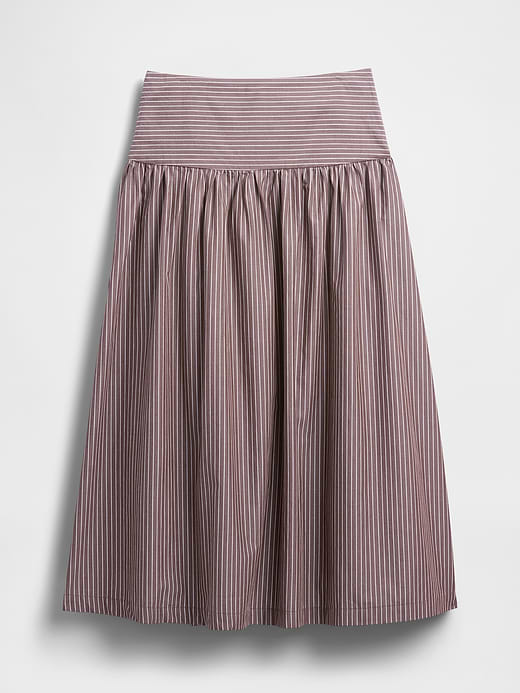 Gap Poplin Drop-Waist Maxi Skirt — photo 7