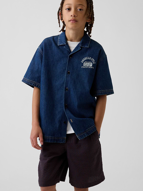 Gap Kids Relaxed Easy Bermuda Shorts — photo 6