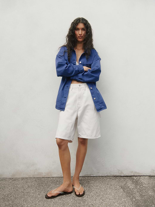 Gap 9" Loose Denim Carpenter Shorts — photo 10
