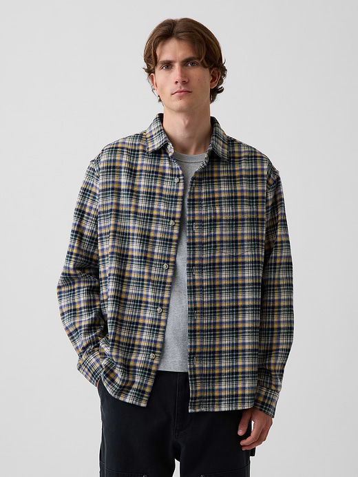 Gap Relaxed Flannel Shirt — photo 1