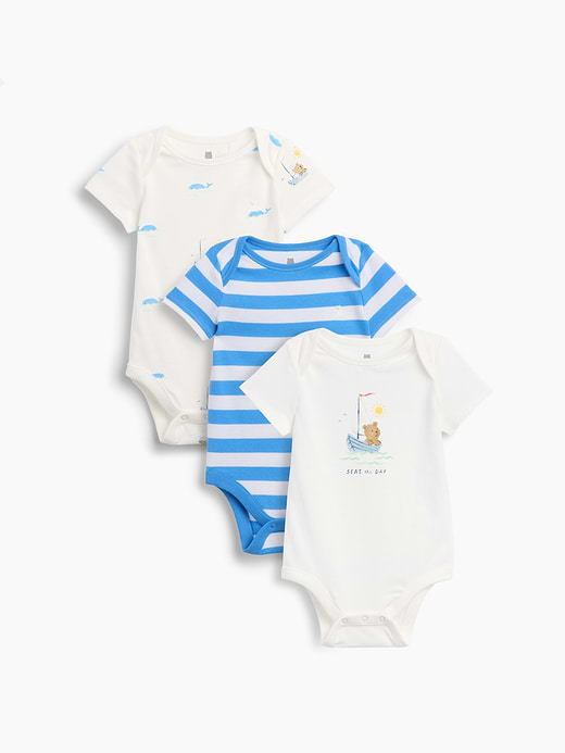 Gap Baby First Favorites TinyRib Bodysuit (3-Pack) — photo 1