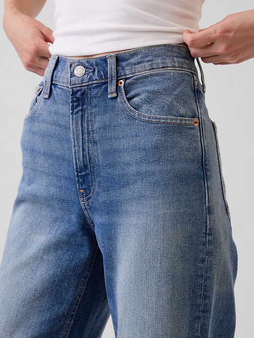 Gap High Rise Stride Wide-Leg Ankle Jeans — photo 6