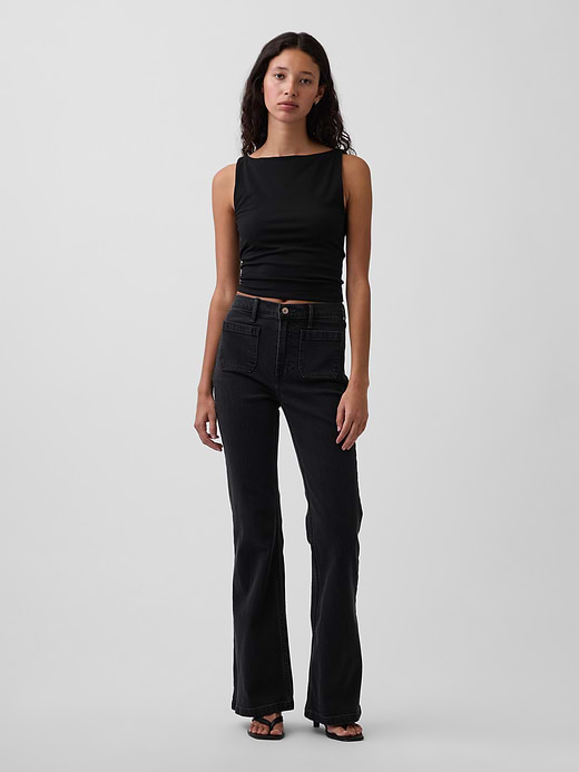 Gap High Rise '70s Flare Jeans — photo 1