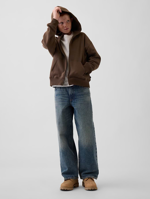 Gap Kids VintageSoft Relaxed Zip Hoodie — photo 5