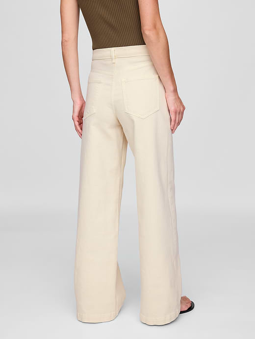 Gap High Rise Stride Wide-Leg Jeans — photo 5