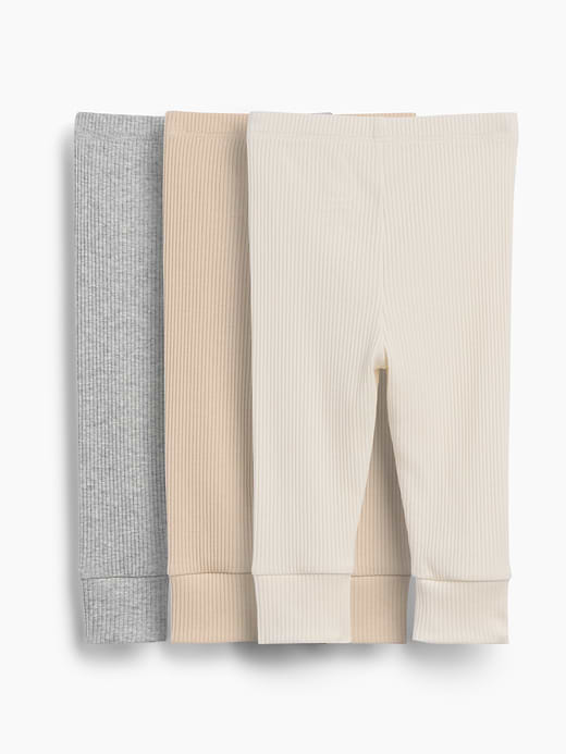 Gap Baby First Favorites TinyRib Pants (3-Pack) — photo 3