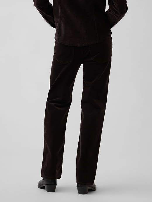 Gap Mid Rise Relaxed Straight Jeans — photo 5