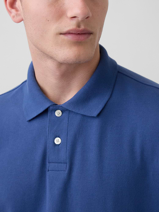 Gap Relaxed Pique Polo — photo 5