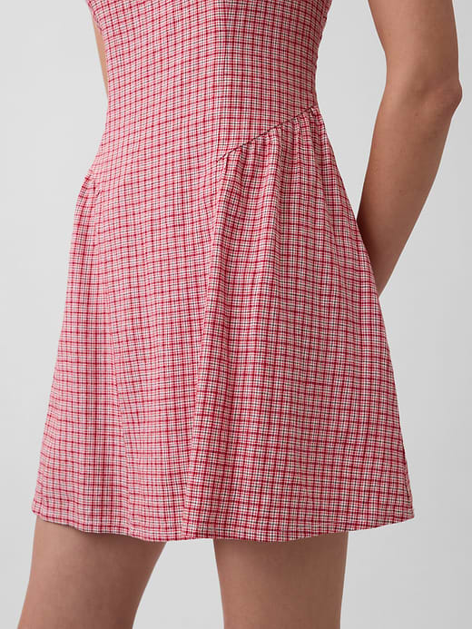 Gap Linen-Blend Drop-Waist Mini Dress — photo 5