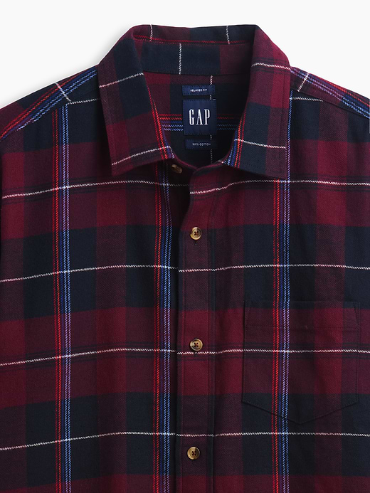 Gap Relaxed Flannel Shirt — photo 5