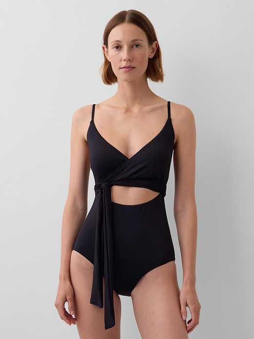 Gap Cutout Wrap One-Piece Swimsuit — photo 1