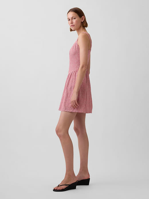 Gap Linen-Blend Drop-Waist Mini Dress — photo 4