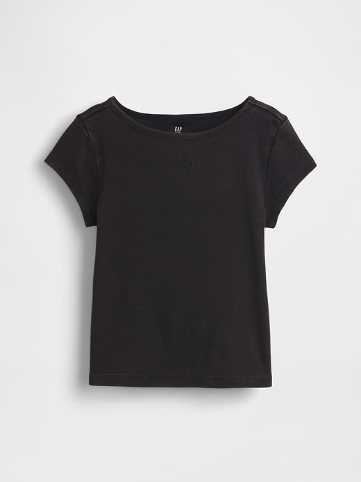 Gap Kids Fitted Cap-Sleeve T-Shirt — photo 3