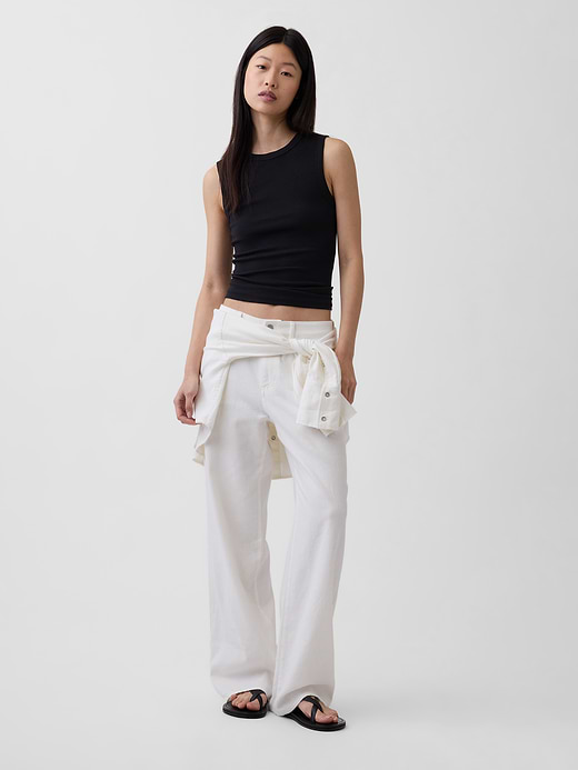 Gap Linen-Cotton Wide-Leg Pants — photo 7
