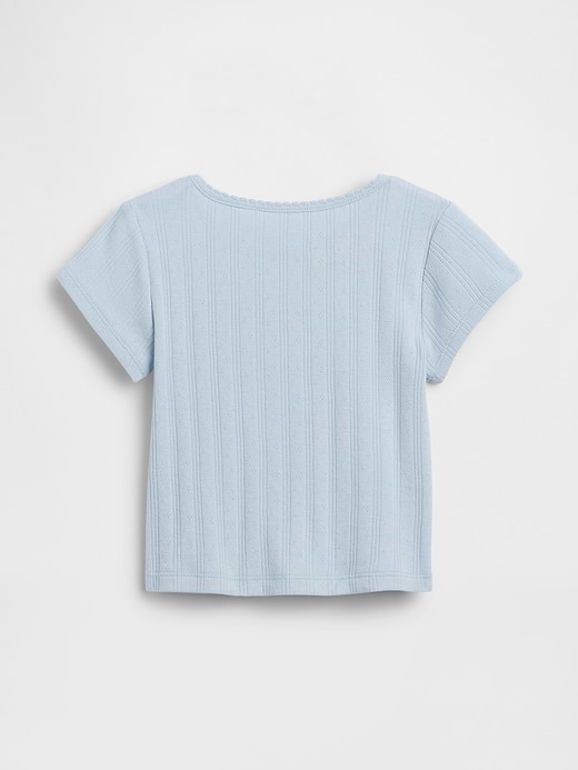 Gap Baby & Toddler Pointelle Rib T-Shirt — photo 3