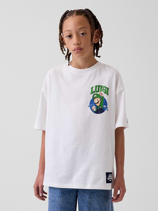 Gap Kids Super Mario Relaxed Graphic T-Shirt — photo 1