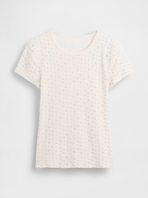 Gap Pointelle Crew T-Shirt — photo 6