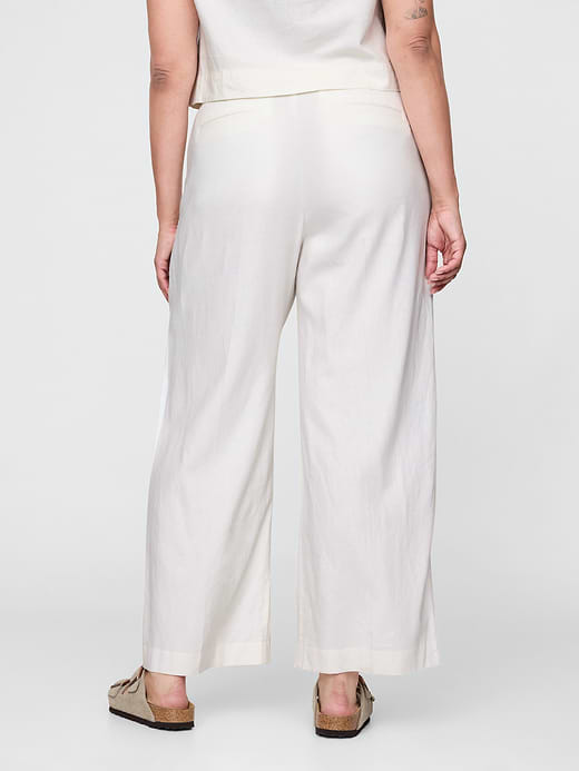 Gap 365 Low Rise Linen-Blend Trousers — photo 7