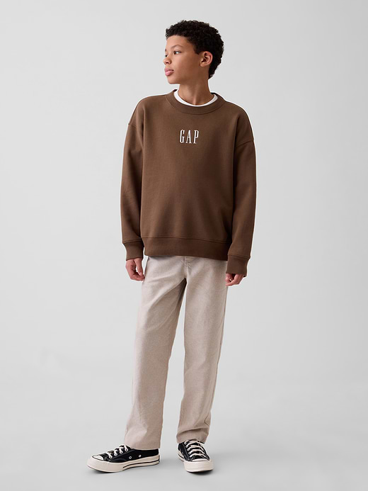 Gap Kids Linen-Cotton Relaxed Easy Pants — photo 1