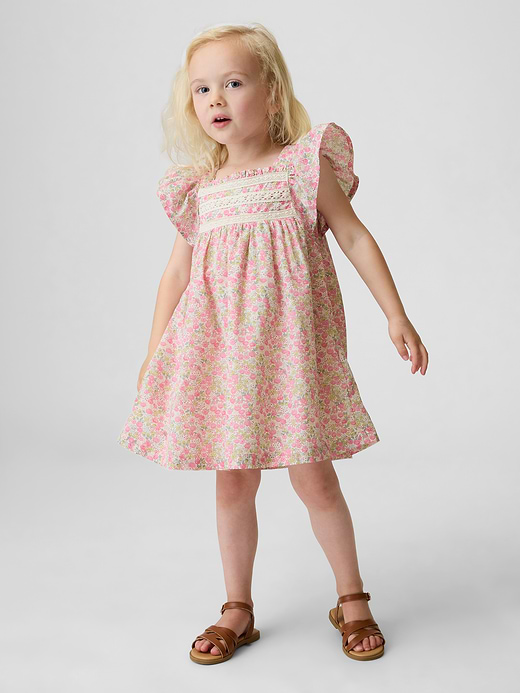 Gap Baby & Toddler Flutter-Sleeve Floral Dress — photo 1
