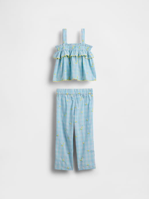 Gap Baby & Toddler Lemon Gingham Outfit Set — photo 3