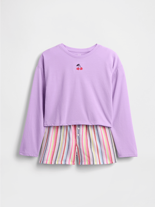 Gap Kids Recycled PJ Short Set — photo 3