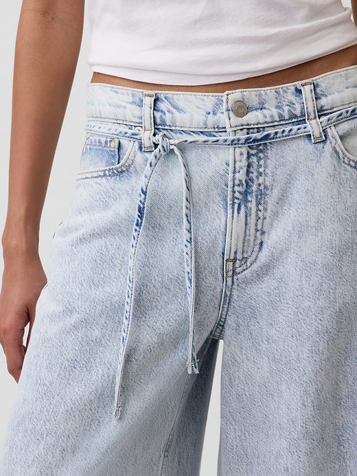 Gap Mid Rise UltraSoft Baggy Jeans — photo 6