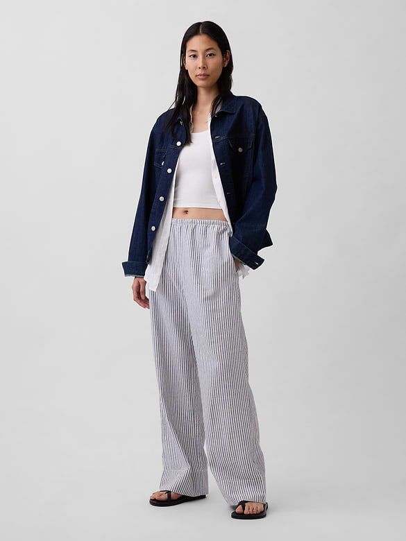 Gap Linen-Blend Easy Wide-Leg Pants — photo 7