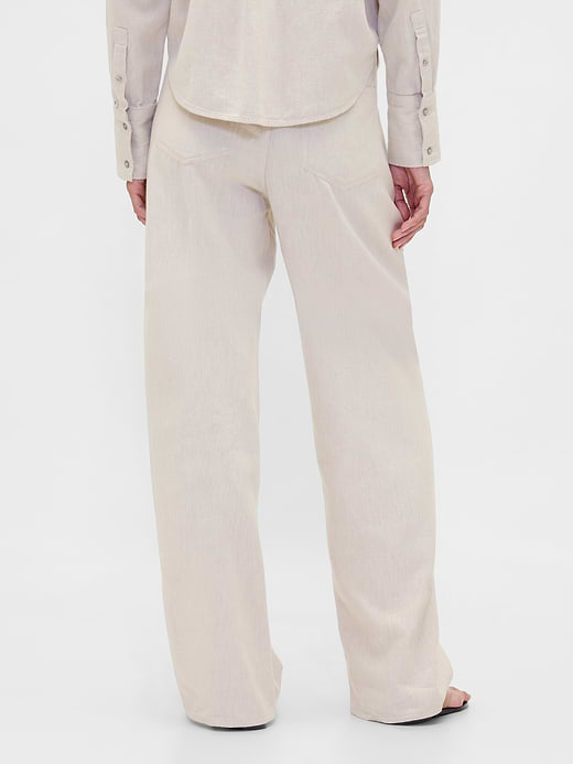 Gap Linen-Cotton Wide-Leg Pants — photo 5