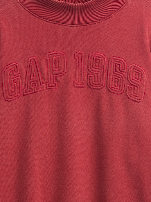 Gap Heavyweight French Terry Oversized Mockneck Sweatshirt — photo 5