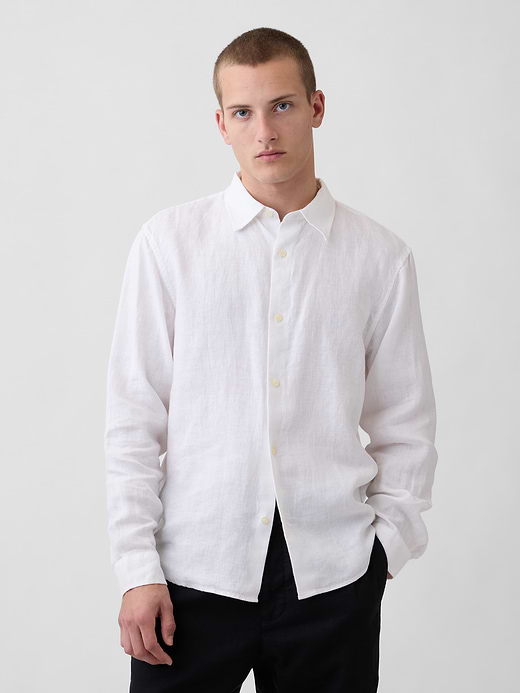 Gap 100% Linen Classic Shirt — photo 1
