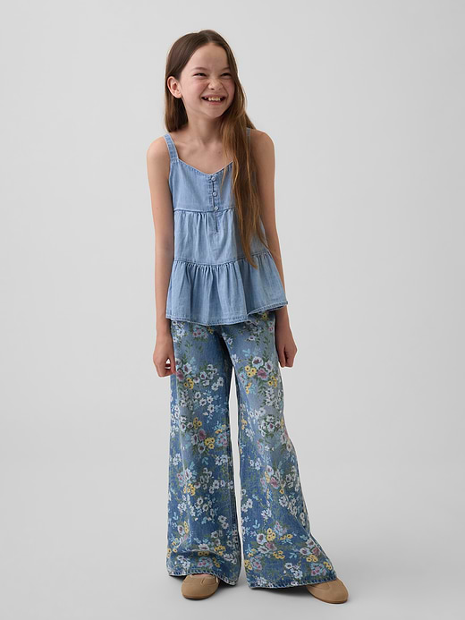 Gap Kids Denim Tiered Tank Top — photo 5