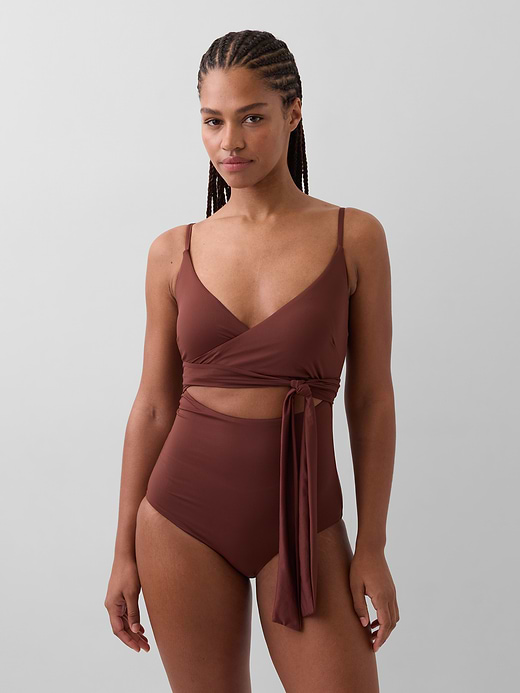Gap Cutout Wrap One-Piece Swimsuit — photo 1