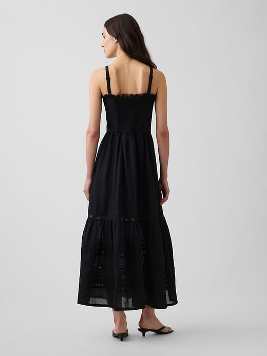 Gap Eyelet Tiered Maxi Dress — photo 3