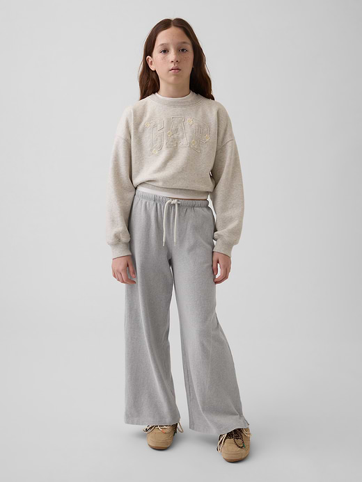 Gap Kids Heavyweight Wide-Leg Pants — photo 1