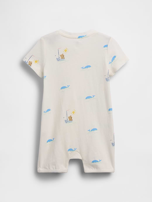 Gap Baby First Favorites Organic Cotton Shorty One-Piece — photo 3