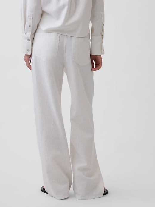 Gap Linen-Cotton Wide-Leg Pants — photo 5