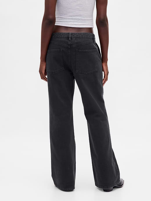 Gap Low Rise Relaxed Flare Khakis — photo 5