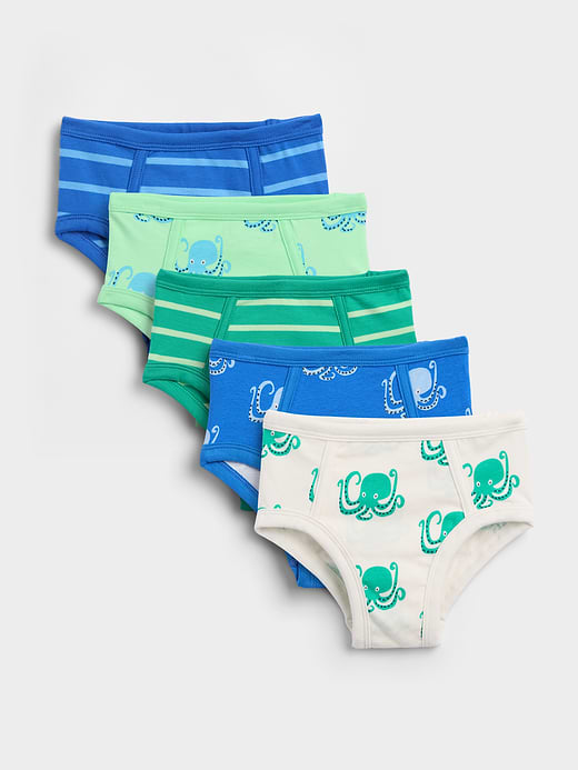 Gap Toddler Organic Stretch Cotton Boxer Briefs (5-Pack) — photo 1