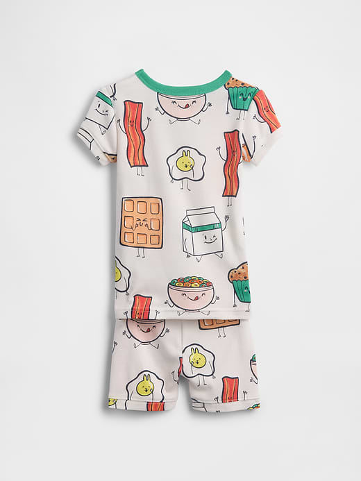 Gap Baby & Toddler Organic Brushed Cotton Tomato PJ Short Set — photo 3