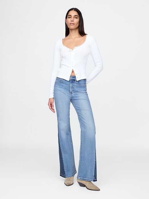 Gap High Rise '70s Flare Jeans — photo 1