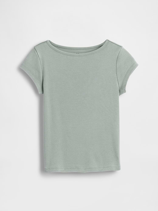 Gap Kids Fitted Cap-Sleeve T-Shirt — photo 3