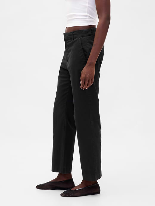 Gap Mid Rise Khakis — photo 4