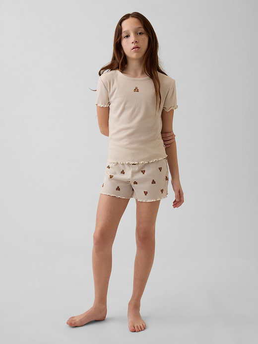 Gap Kids Recycled Rib PJ Short Set — photo 1