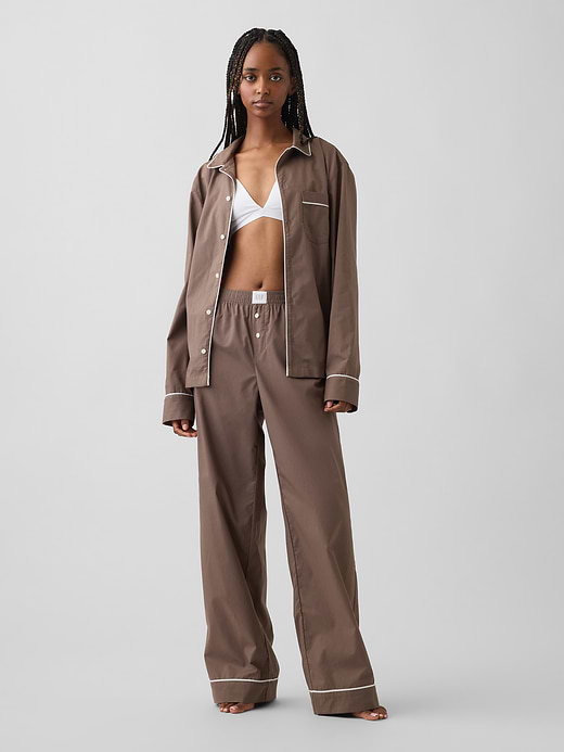Gap Poplin PJ Pants — photo 1